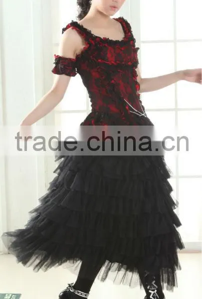 Glp 2013 Punk Sexy Ruffle Shoulder Strap Border Waist Vest 61252 photo-6
