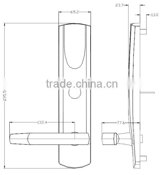 Hot Sale Swipe Card Portable Door Lock photo-5