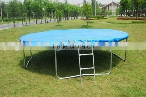 13FT Large Garden Trampoline With Rain Cover and Ladder