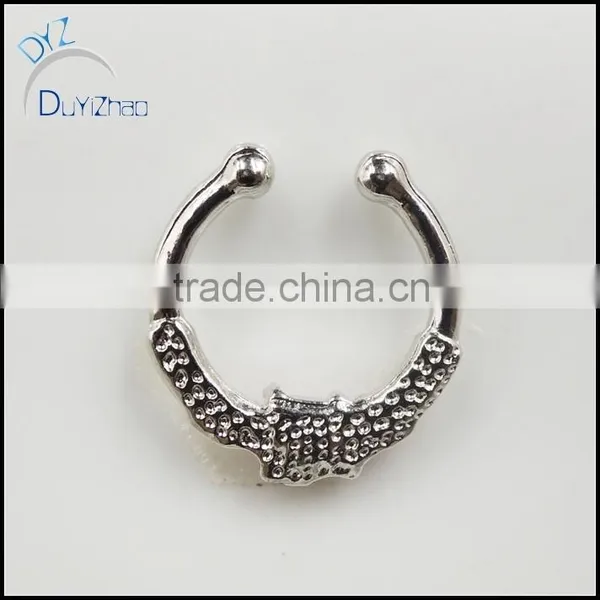 Fashion Septum Clicker Nose Ring Septum Piercing for Indian photo-3