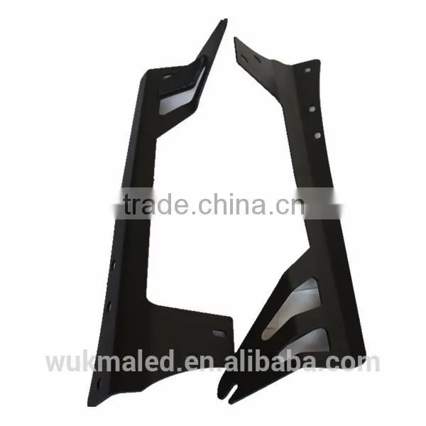 For Jeep JK Window Light Bar Bracket and Windshield Guard (steel Brackets) photo-5