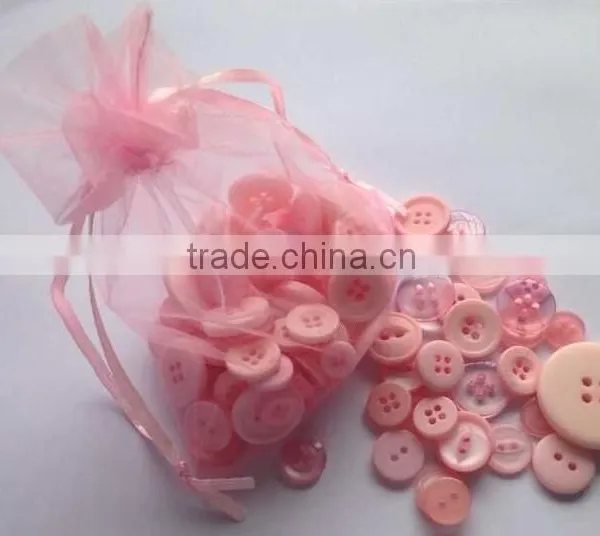 Assorted Sizes Pink Buttons for Kids Handicraft Making and Decoration photo-5