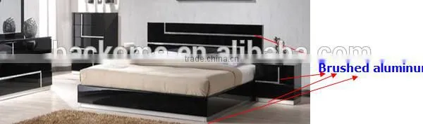 Bedroom Design Furniture Black High Gloss photo-3