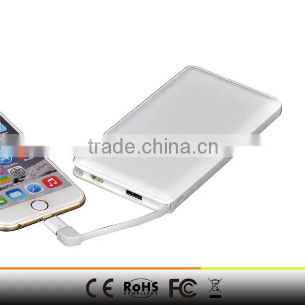 2016 New Hot Selling Design Real Capacity Leather 10000mah Oem Power Bank Factory photo-2