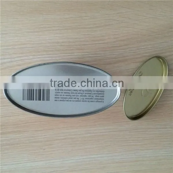 First Grade Silver Oval Shape Coffee Tin photo-4