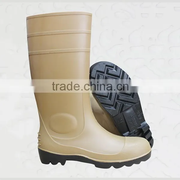 Multicolor Safety PVC Rain Boots Wellington Long Boots Wholesale for Men photo-2