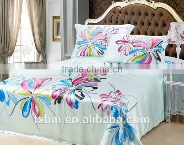 2015 4 Pieces 100% Silk Bedding Sets 16 Momme photo-5