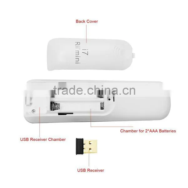 Rii Mini i7 2.4G Mini Wireless Keyboard Air Mouse Remote Combo Quality Choice photo-3
