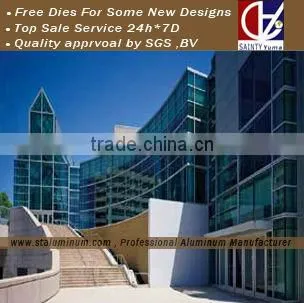 Aluminum Curtain Wall Profile With Invisible Frame photo-6