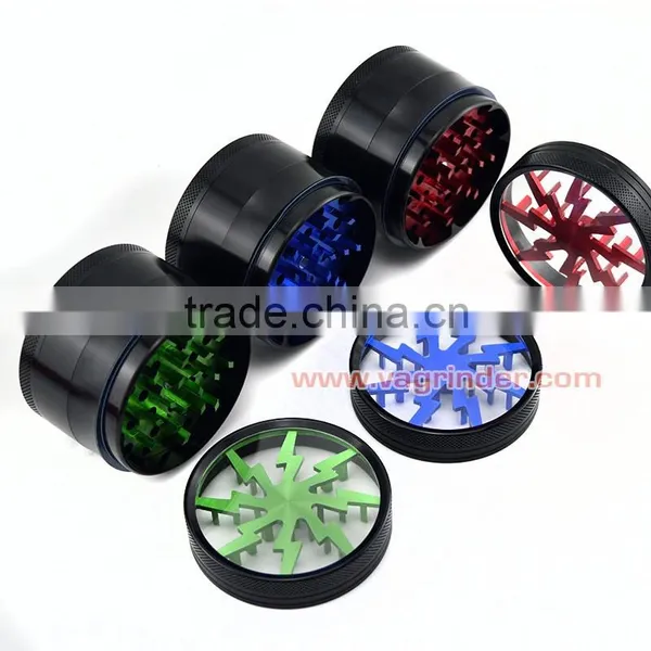 2016 Factory Best Price Aluminum CNC 4 Parts Wholesale Aluminum Tobacco Grinder