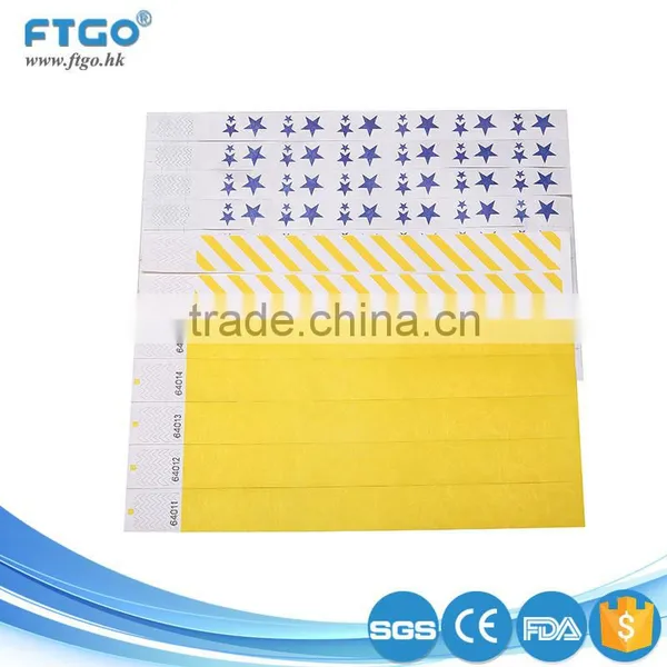 Cheap Price Custom Design Popular Tyvek Paper Event Wristband photo-2