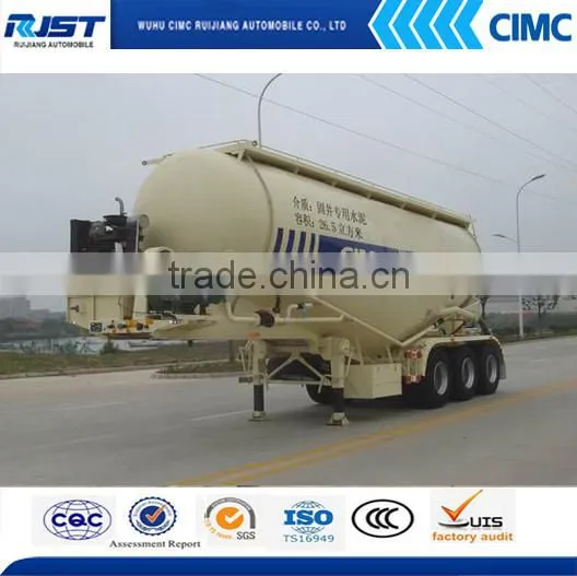 CIMC Bulk Powder Material Tanker Semi Trailer for Sale/bulk Cement Tank Semi-trailer photo-2