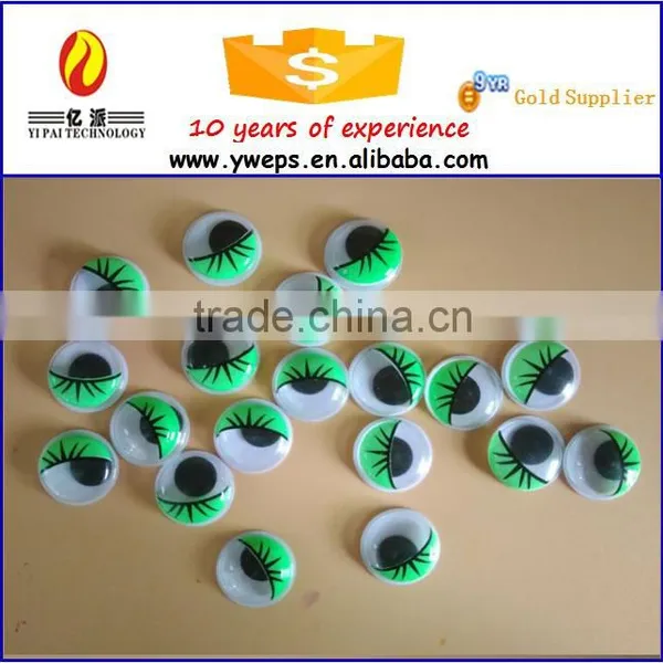 YIWU YIPAI Plastic Circle Colorful Moving Eyes Googly Eyes for Toy photo-3