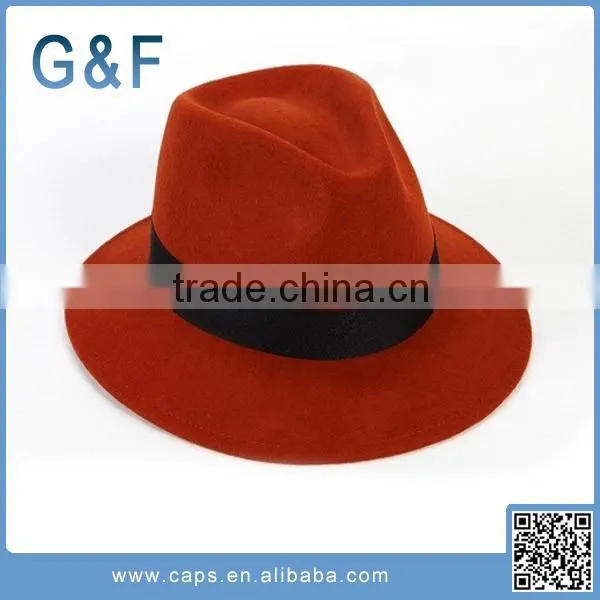 Popular Design Wholesale Women Wide Brim Felt Hat photo-5