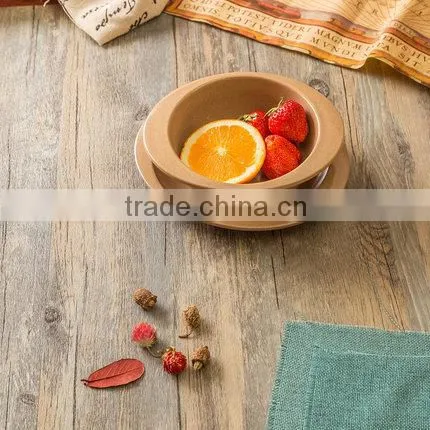 Kids Rice Husk Dinner Bowl With Handles photo-2