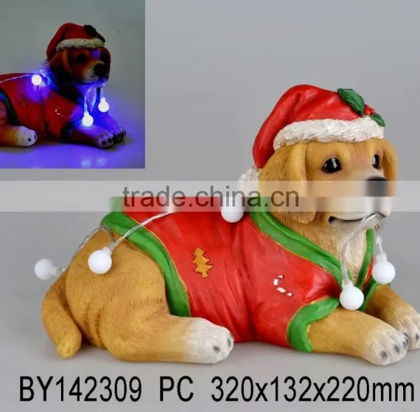 Dog LED Light Resin Home Decor photo-6