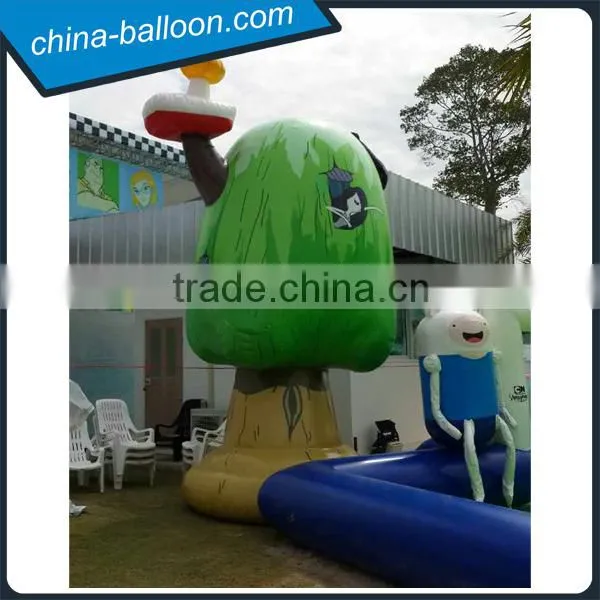 20x8m Inflatable Cartoon Football Pitch / Air-tight Inflatable Football Field for Amusement Park Supplier's Choice photo-2