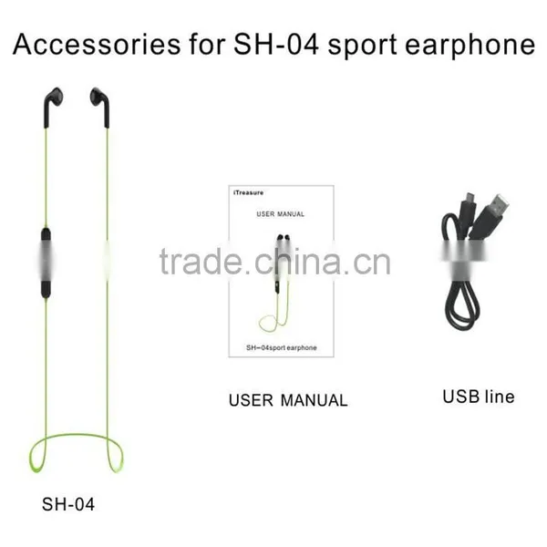 Sport Bluetooth Earphone,Microphone,Noise Cancelling Function and In-Ear Style Cheap Wireless Stereo Bluetooth Headset photo-6