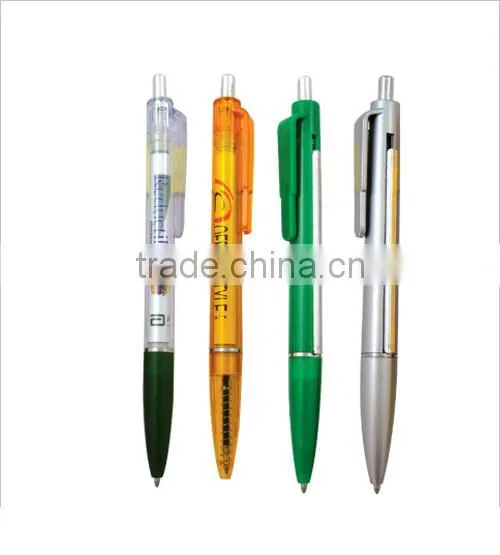 Advertising Logo Customized Plastic Banner Pen Ball Pen Multi Color Pen photo-4