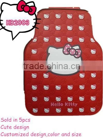 Waterproof Cute Car Floor Mat