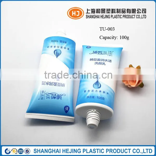 100g Cosmetic pe Plastic Packaging Tube for Facial Cleaner