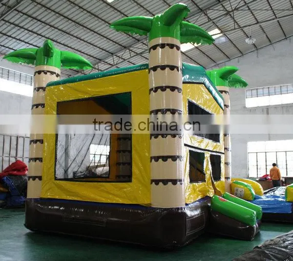 2016 New Design China Sunjoy Inflatable Jungle Combo Castle Combo With Slide for Sale Outdoors photo-5