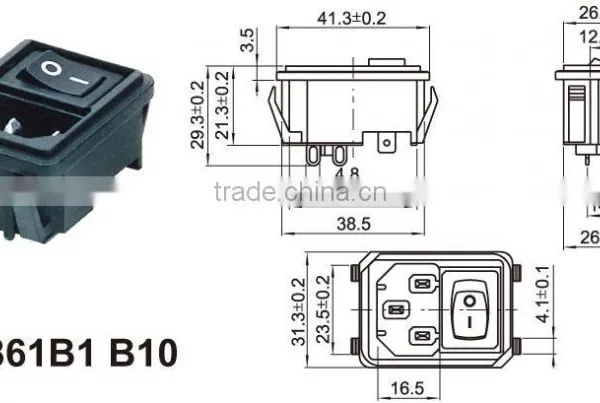 Green DC Male and Female Connector,Nice Price Male Connector DC Jack 5.5mm*2.1mm photo-5
