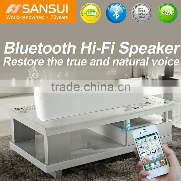 2014 Newest Bluetooth Hi-Fi Speaker Match SANSUI Mini Projector X5 and X6 Very Well