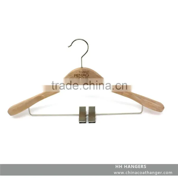 Wide Shoulder Garment Hanger for Skirt, Suit , Clothes Hanger for Jacket, Wooden Hanger for Closet, Display photo-4