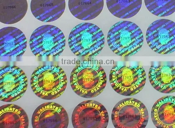 Electronics Security Packaging Self Adhesive Hologram Label photo-6
