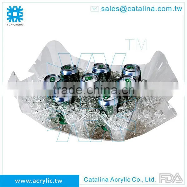 Luxury Acrylic Wine Barrel Ice Bucket photo-6
