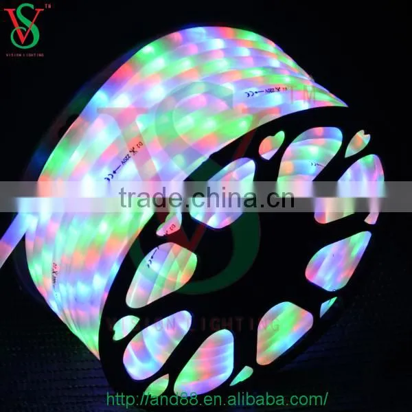 RGB Round Dimmable Led Rope Lights for Christmas Ornament photo-3
