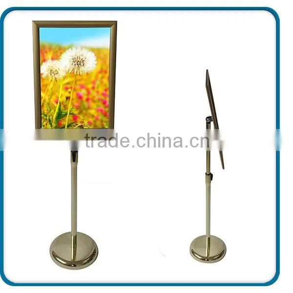 Sign Holder Snap Frame Poster Display Stand Aluminum