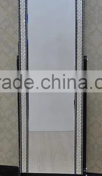 2015 Hottest Selling TV Sales Homeware Living Room Corner Glass Display Cabinet Wooden Mirror Jewelry Armoire Modern Design photo-3