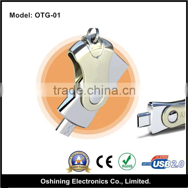Popular Smart Phone OTG USB Flash Drive,OTG U Disk for Android and Iphone(OTG-01) photo-2