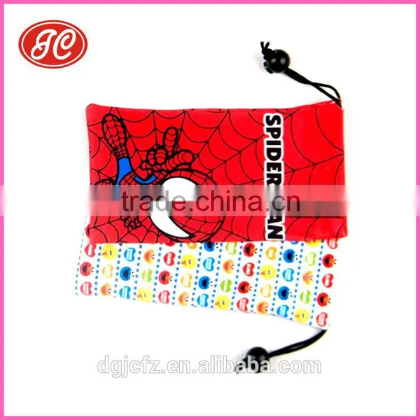Coloful Heat Transfer Printing Soft Microfiber Bag for Mobile Phone /charger photo-4