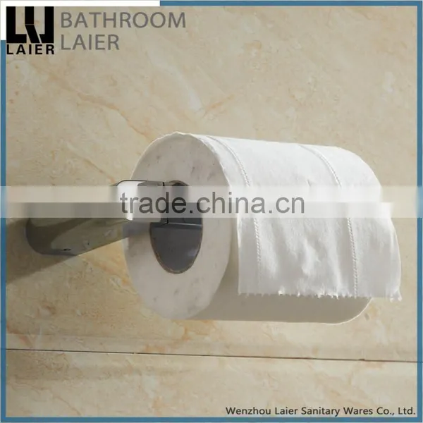 18233b New Simple Design Walll Mounted Hot Selling Modern Zinc Bathroom Accessories Wall Toilet Roll Holder photo-3