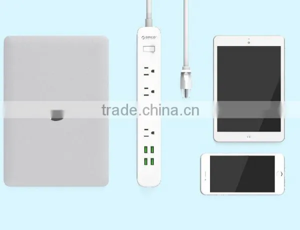 2015 HOT SALE ORICO OEM ODPC-4A4U Surge Protector With Smart USB Charger Power Strip photo-3