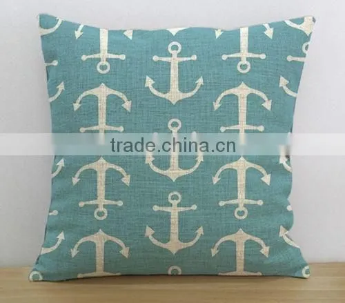 Nautical Throw Pillow Cover Turquoise Decorative Throw Pillows