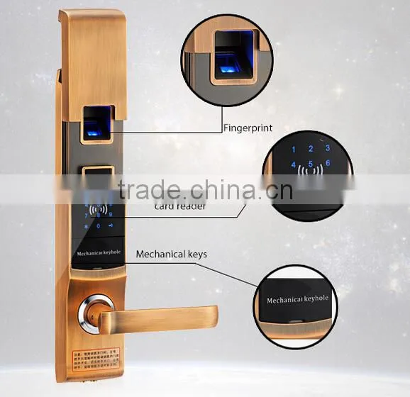 Hotel Door Lock System Price Self Locking Door Lock With Remote Control Optional photo-2