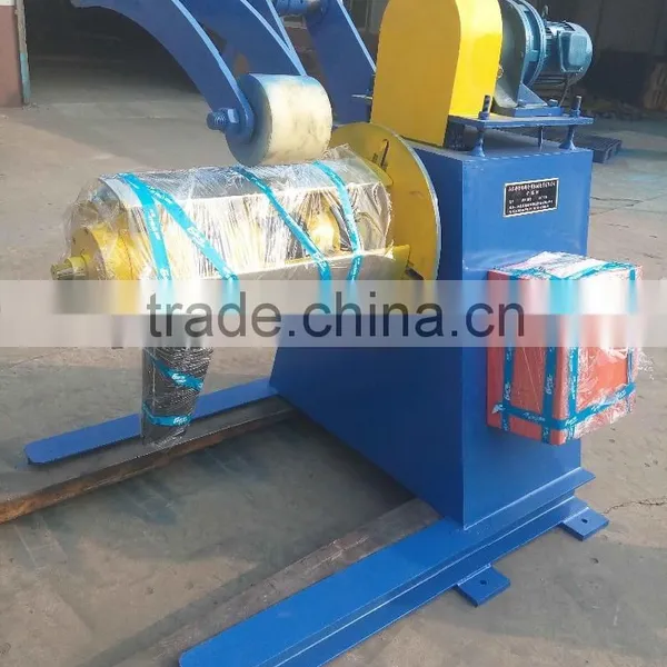 Advanced New Type Simple Decoiler for C/Z/U Purlin Roll Forming Machine