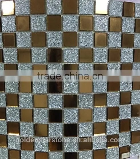 Glass Mosaic Mirror Vase (crystal Glass) photo-3