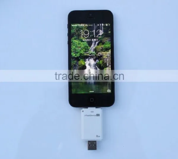 Wholesale Usb 2 in 1 Memory Stick Drive Phone OTG Usb Flash Drive u Disk for Iphone photo-4