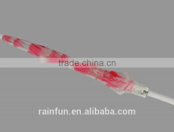 Customized POE Fabric Automatic Open Transparent Umbrella photo-5