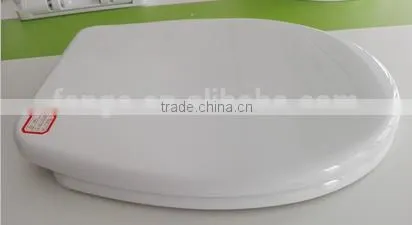 High Quality Sanitary Ware Bathroom White Round Duroplast 17'' Toilet Seat photo-3