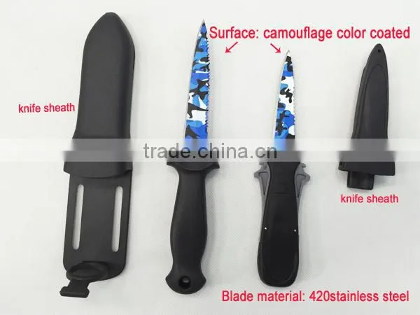 420 Stainless Steel ABS Handle Sword Drofessional Dive Knife photo-4