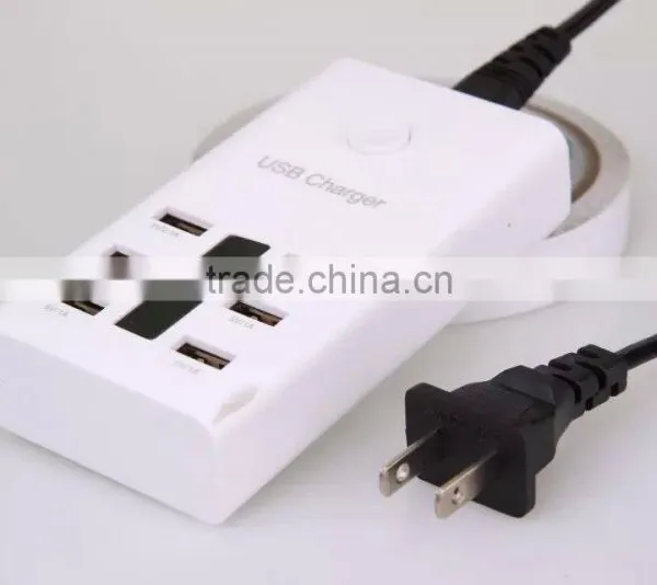 EU UK US Plug 5V 6 Port Usb Socket Charger photo-4