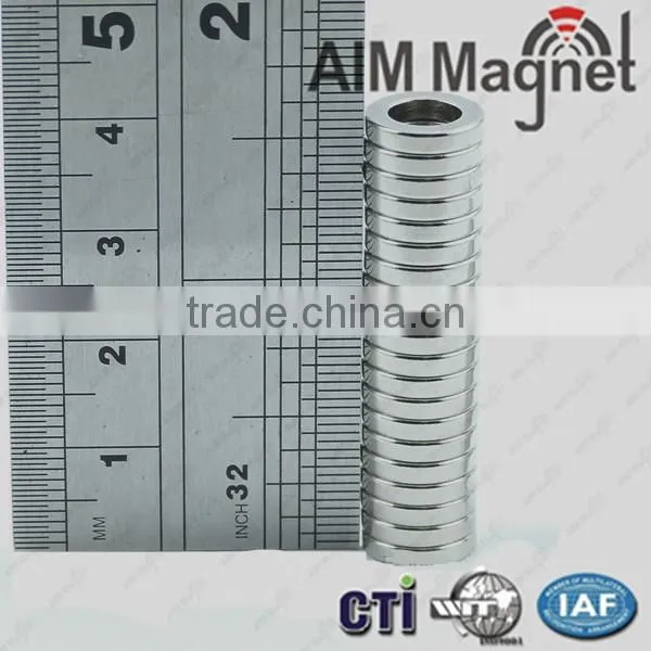 Ring Shape Raw Earth Permanent Magnet N52 photo-3
