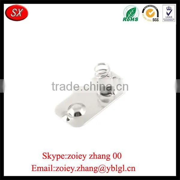 Dongguan China Custom Made SUS304 Metal Small Battery Contact Plate photo-3