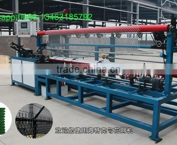 Automatic Chain Link Fence Diamond Mesh Making Machine to Make Wire Mesh Fence China photo-3